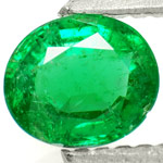 0.62-Carat Attractive Dark Green Emerald from Zambia