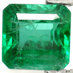 0.65-Carat Dark Green Zambian Emerald