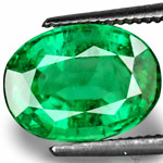3.88-Carat Eye-Clean Lustrous Intense Green Zambian Emerald 3.88-Carat Eye-Clean Lustrous Intense Green Zambian Emerald