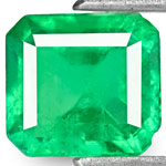0.81-Carat Natural Deep Green Emerald from Colombia