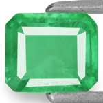 0.65-Carat Natural & Untreated Intense Green Emerald