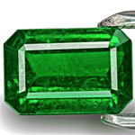 4.48-Carat Collector-Grade Rich Velvet Green Brazilian Emerald 4.48-Carat Collector-Grade Rich Velvet Green Brazilian Emerald