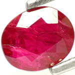 1.06-Carat AIGS-Certified Unheated Purplish Red Ruby