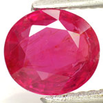 1.24-Carat Pleasing Magenta Red Unheated Burmese Ruby (IGI)