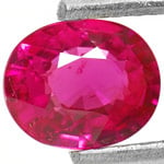0.68-Carat High-Luster Unheated Burmese Ruby (IGI-Certified)