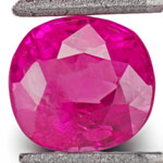 1.27-Carat Unheated Oval-Cut Burmese Ruby (IGI-Certified) 1.27-Carat Unheated Oval-Cut Burmese Ruby (IGI-Certified)