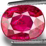 3.02-Carat Super Lustrous Unheated Ruby from Niassa, Mozambique