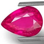 4.01-Carat Exceptional VS-Clarity Pear-Shaped Unheated Ruby