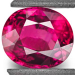 3.04-Carat Super Lustrous Deep Purplish Red Unheated Ruby