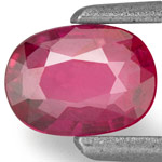 0.42-Carat Unheated Pinkish Red Ruby from Mozambique