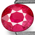 0.64-Carat Pinkish Orangish Red Ruby from Mozambique