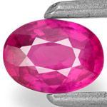 0.45-Carat Eye-Clean Intense Pinkish Red Ruby (Unheated)