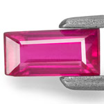 0.46-Carat Neon Pinkish Red VVS-Clarity Unheated Ruby