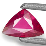 0.34-Carat Eye-Clean Pinkish Red Ruby from Mozambique