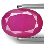 7.22-Carat AIGS-Certified Unheated Dark Pink Oval-Cut Ruby 7.22-Carat AIGS-Certified Unheated Dark Pink Oval-Cut Ruby