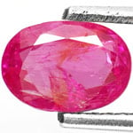 1.16-Carat Pinkish Red Unheated Burmese Ruby (AIGS Certified)