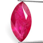 3.27-Carat IGI-Certified Unheated Intense Red Marquise-Cut Ruby