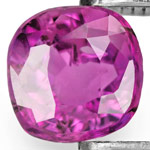 0.81-Carat Deep Pinkish Purple Sapphire from Ceylon