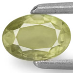 0.73-Carat Unheated Green Sapphire from Central Queensland