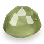 0.56-Carat VVS Yellowish Green 4.25mm Round Sapphire