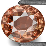 0.88-Carat Pastel Pinkish Orange VVS Padparadscha Sapphire