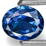 0.42-Carat Unheated Kashmir Blue Sapphire from Madagascar
