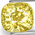 7.58-Carat IGI-Certified Unheated Yellow Sapphire from Sri Lanka