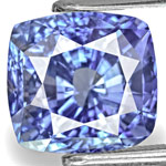 7.71-Carat Eye-Clean Intense Blue Unheated Cushion-Cut Sapphire 7.71-Carat Eye-Clean Intense Blue Unheated Cushion-Cut Sapphire