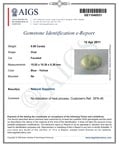 8.08-Carat Unheated Bi-Color Sapphire from Guinea (AIGS)