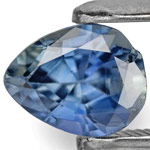 0.69-Carat Unheated Eye-Clean Deep Blue Australian Sapphire