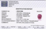 1.47-Carat Deep Reddish Purple Sapphire from Mozambique