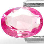 0.76-Carat High-Clarity Unheated Pink Sapphire from Burma