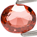 0.69-Carat Orangish Red Burmese Spinel