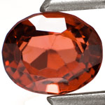 0.81-Carat Orangish Red Burmese Spinel