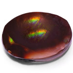 2.68-Carat Rainbow-Pattern Mexican Fire Agate 2.68-Carat Rainbow-Pattern Mexican Fire Agate