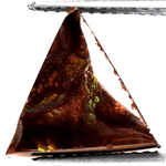 5.17-Carat Triangle-Shaped Mexican Fire Agate