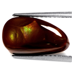 5.79-Carat Pear-Shaped Mexican Fire Agate