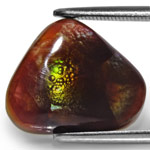 8.61-Carat Free-Form Fire Agate from Mexico