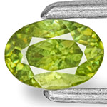 0.55-Carat Yellowish Green Demantoid Garnet from Nambia