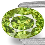 0.75-Carat Vivid Neon Green Eye-Clean Demantoid Garnet