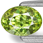 0.72-Carat Stunning Fiery Neon Green Namibian Demantoid Garnet