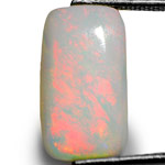 3.64-Carat Rare Australian Opal with Orange Flashes