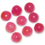 13.37-Carat 9-pc Lot of Unheated Cabochon-Cut Rubies