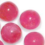 15.47-Carat 7-pc Lot of Round 7mm Cabochon-Cut Rubies