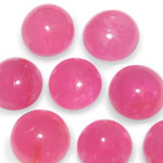11.22-Carat Lot of Lovely Deep Pink Unheated Round Rubies