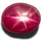 2.28-Carat Elegant Dark Red Star Ruby from Burma