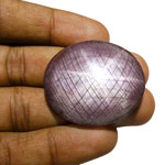 122.60-Carat Dark Purple Star Ruby from Sierra Leone