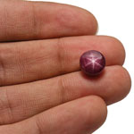 7.63-Carat Natural 6-Ray Star Ruby from Mysore (India)