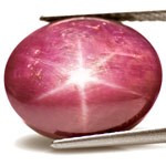 23.49-Carat Large Dark Pink Star Ruby from India