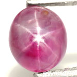 1.13-Carat Pink Star Ruby from Burma with Sharp 6-Ray Star 1.13-Carat Pink Star Ruby from Burma with Sharp 6-Ray Star